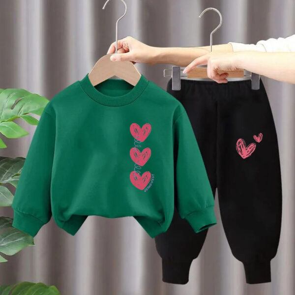 Children's Suit Girls' Sweater Two-piece Set - Image 7