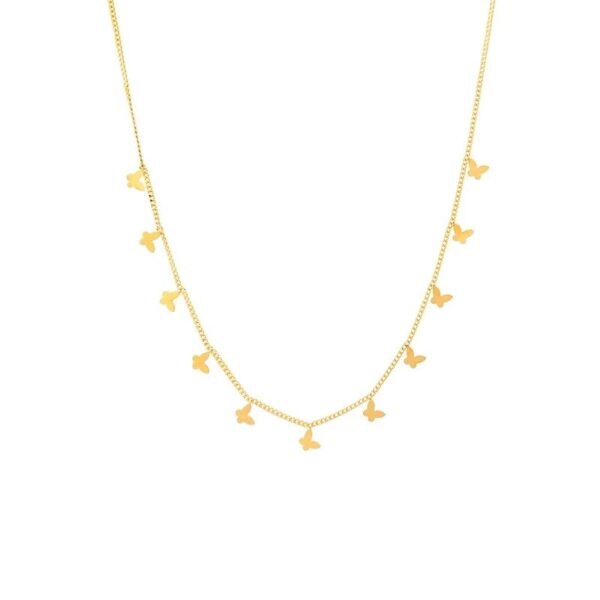 Multiple Small Butterfly Necklaces For Women - Image 5