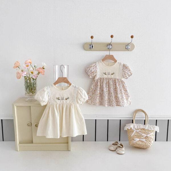 Girls' Summer Dress Cotton Lace - Image 6