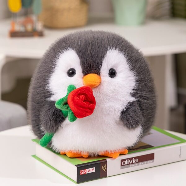 Cute Rose Penguin Doll Plush Toys - Image 4