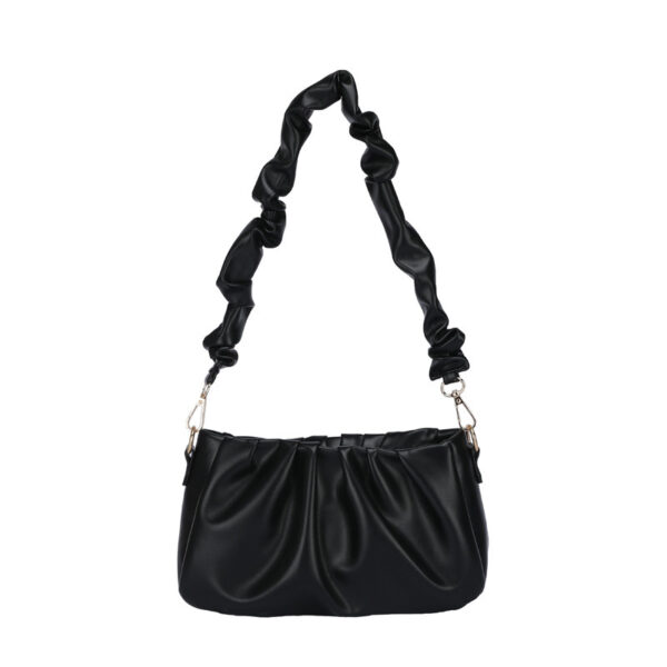 Fashionable Pleated Cloud Casual Fashionable Simple Texture Underarm Shoulder Bag - Image 7