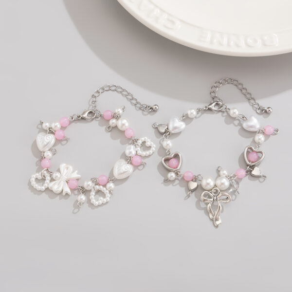 Love Heart Bow Tie Cute Jewelry Design - Image 2