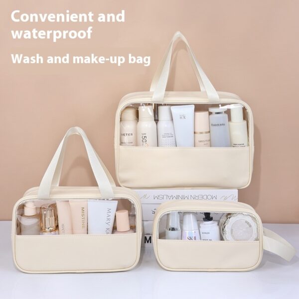 Large Capacity Cosmetic Bag Women's Transparent - Image 9