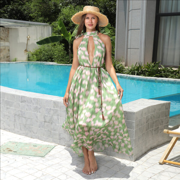 Women's Fashion Simple Printed Dresses - Image 9