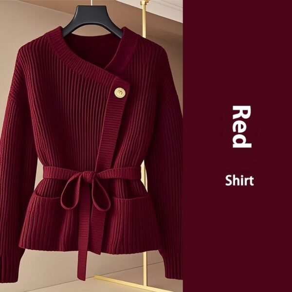 Red Design Sense Birthday Year Sweater - Image 8