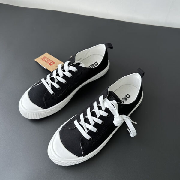 Spring NEW Low Cut Round Head Canvas Shoes Slip-on - Image 7