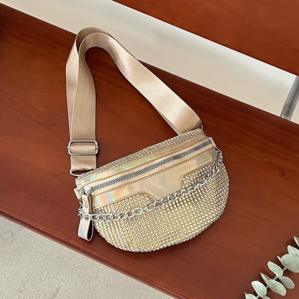 All-matching Light Diamond Fashion Shoulder Messenger Bag - Image 3