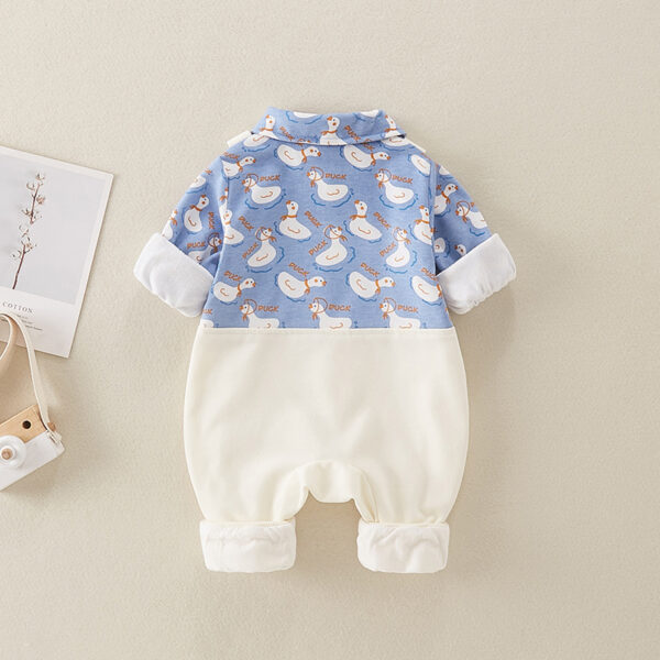 Fake Two-piece Suspender Jumpsuit Newborn - Image 6
