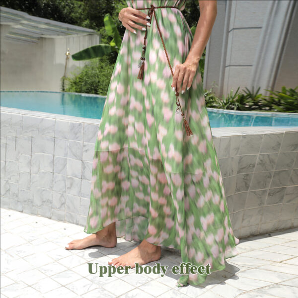 Women's Fashion Simple Printed Dresses - Image 3
