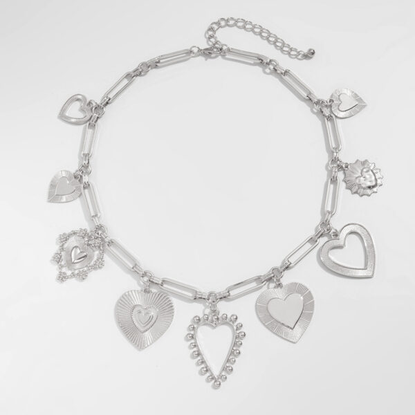 Cold Love Pendant Clavicle Chain Peach Heart Fashion - Image 3