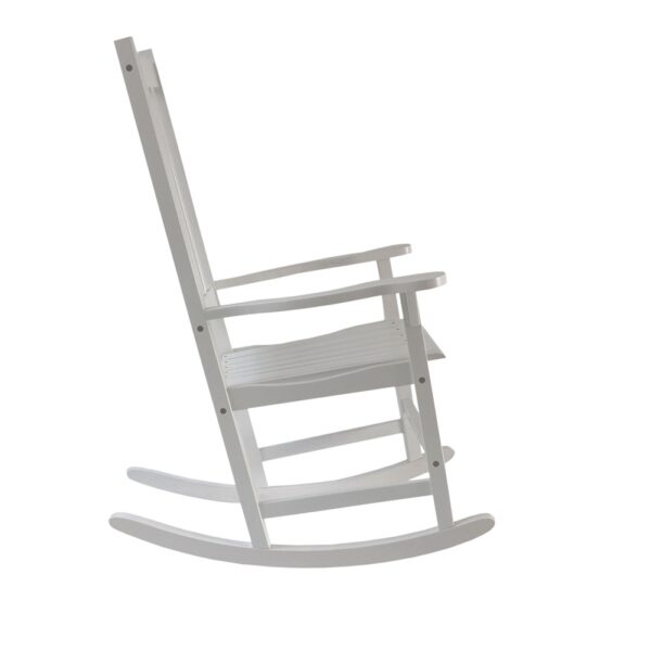 Porch Garden Rocking Chairs White - Image 4