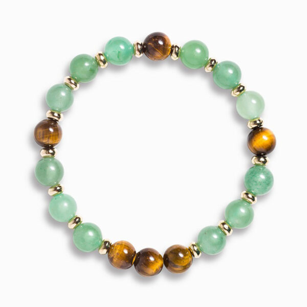 Women's Handmade Bracelet Natural Green Aventurine - Image 5