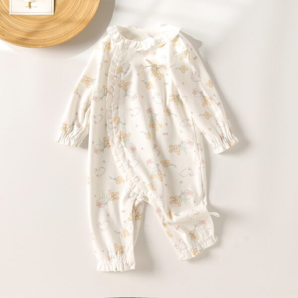 Newborn Spring And Autumn Baby Jumpsuit Cute Jumpsuit - Image 7