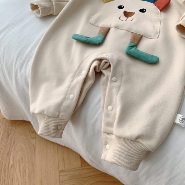 Baby Super Cute Jumpsuit South Korea Cartoon Crawling Suit - Image 5