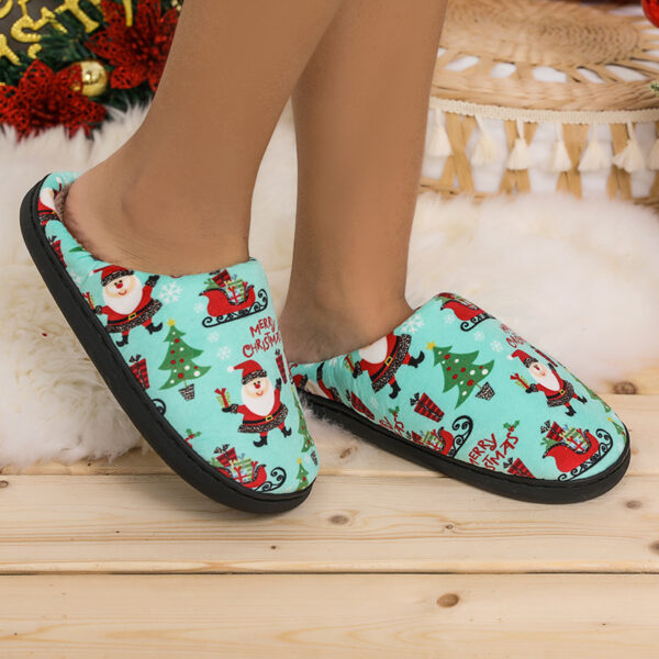 Santa Claus Cotton Slippers Autumn And Winter - Image 6