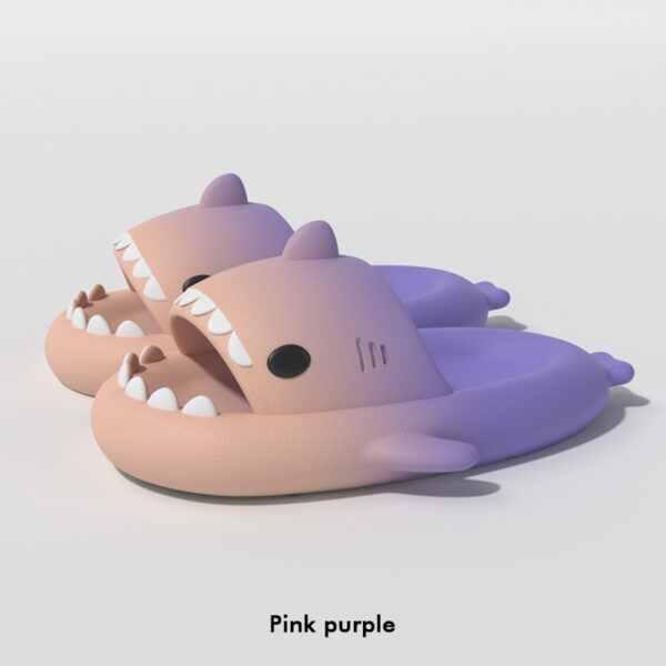Gradient Shark Slippers Men's Home Bathroom Non-slip - Image 5