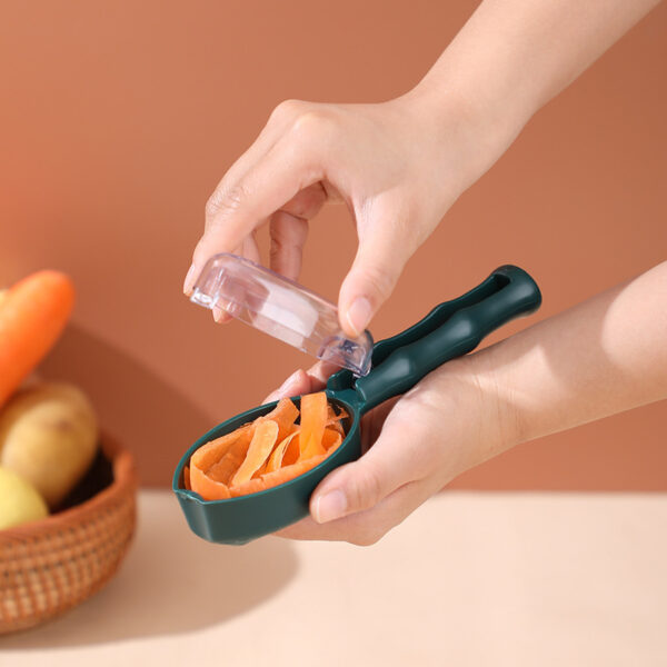 Peeling Knife With Storage Lid Fruit And Potato Peeler Kitchen Gadgets - Image 4