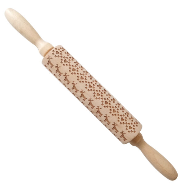 Wooden Cookie Dough Stick Crafts For Christmas - Image 9