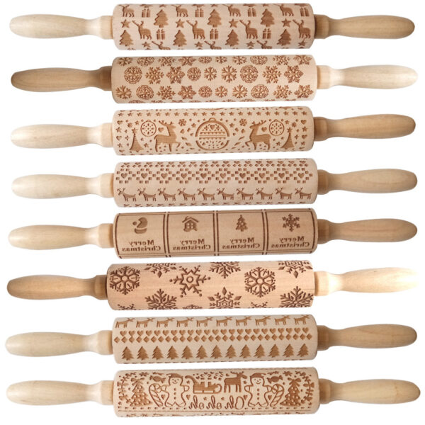 Wooden Cookie Dough Stick Crafts For Christmas - Image 2