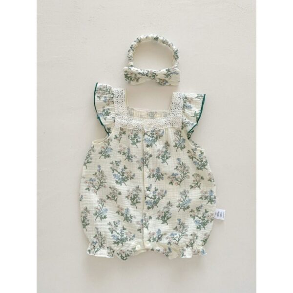 Summer Cotton Thin Baby One-pieces Short Sleeve Onesie - Image 7