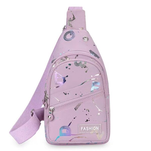 Women's One-shoulder Crossbody Backpack Oxford Cloth Chest Bag - Image 6