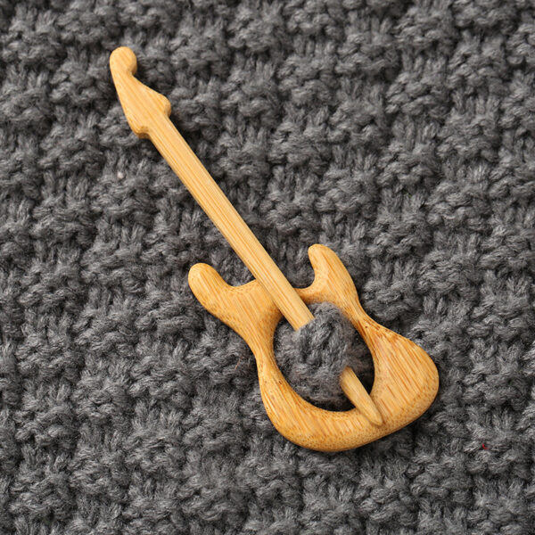 Wooden Animal Carving Brooch Gift - Image 4