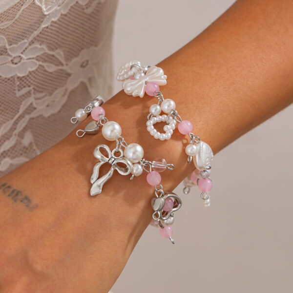 Love Heart Bow Tie Cute Jewelry Design - Image 3