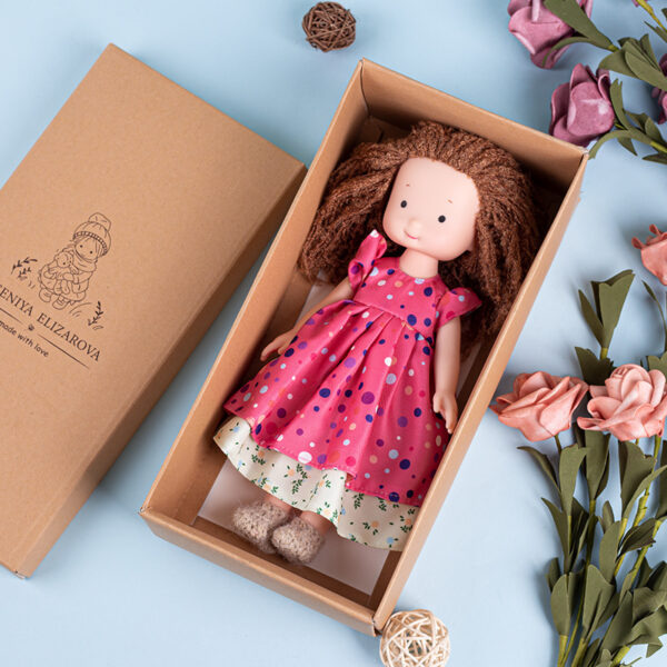 Handmade Waldorf Pure Cotton Doll - Image 9