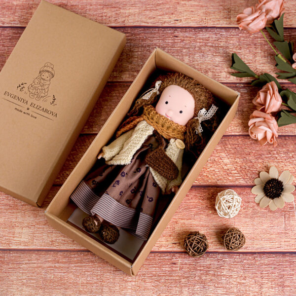 Handmade Waldorf Pure Cotton Doll - Image 10