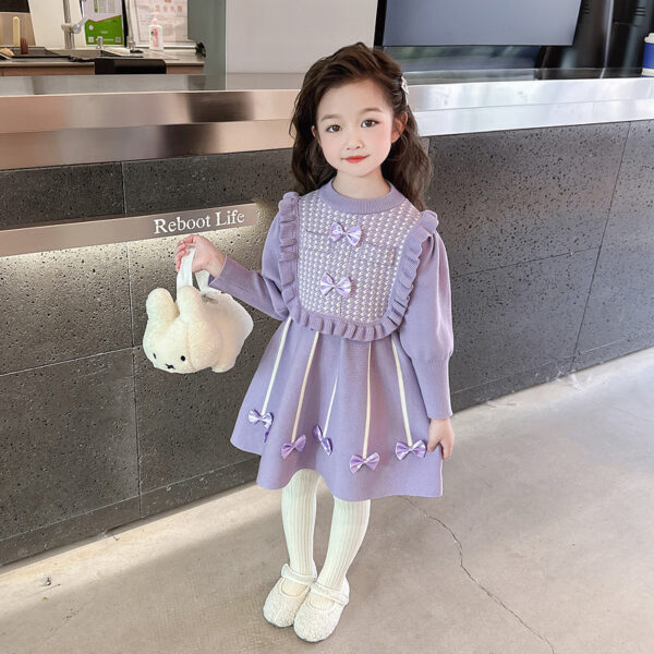 Girls' New Baby Woolen Skirt - Image 5