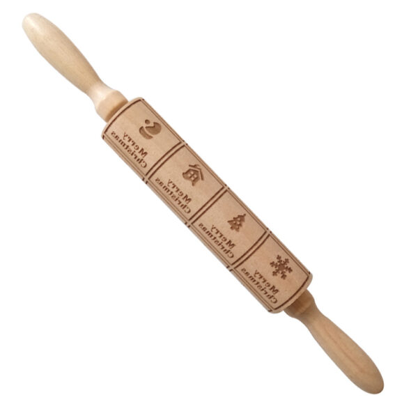 Wooden Cookie Dough Stick Crafts For Christmas - Image 3