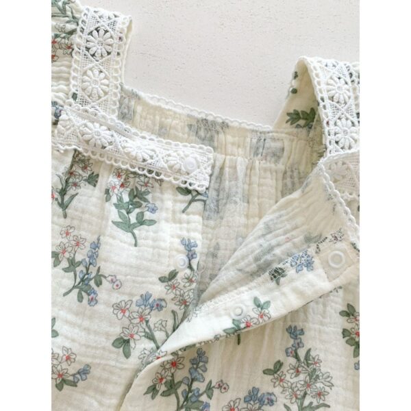 Summer Cotton Thin Baby One-pieces Short Sleeve Onesie - Image 2