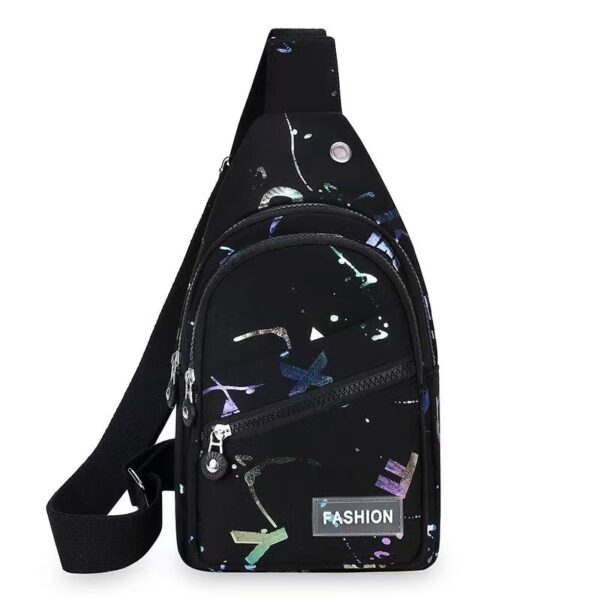 Women's One-shoulder Crossbody Backpack Oxford Cloth Chest Bag - Image 9