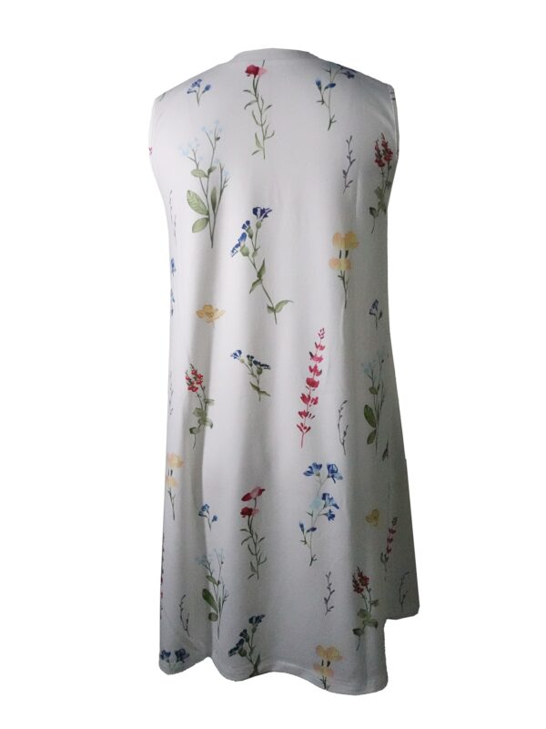 Ladies' Square Collar Printed A-list Fashionable Dress - Image 2